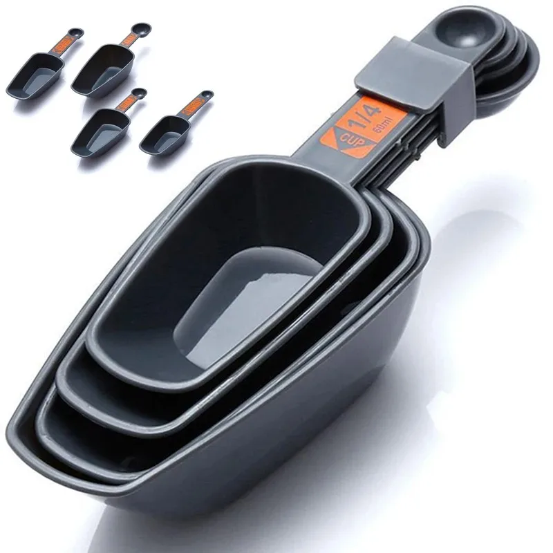 Home Cooking Cookbook - 4pc Measuring Spoons Baking Cooking 1/4