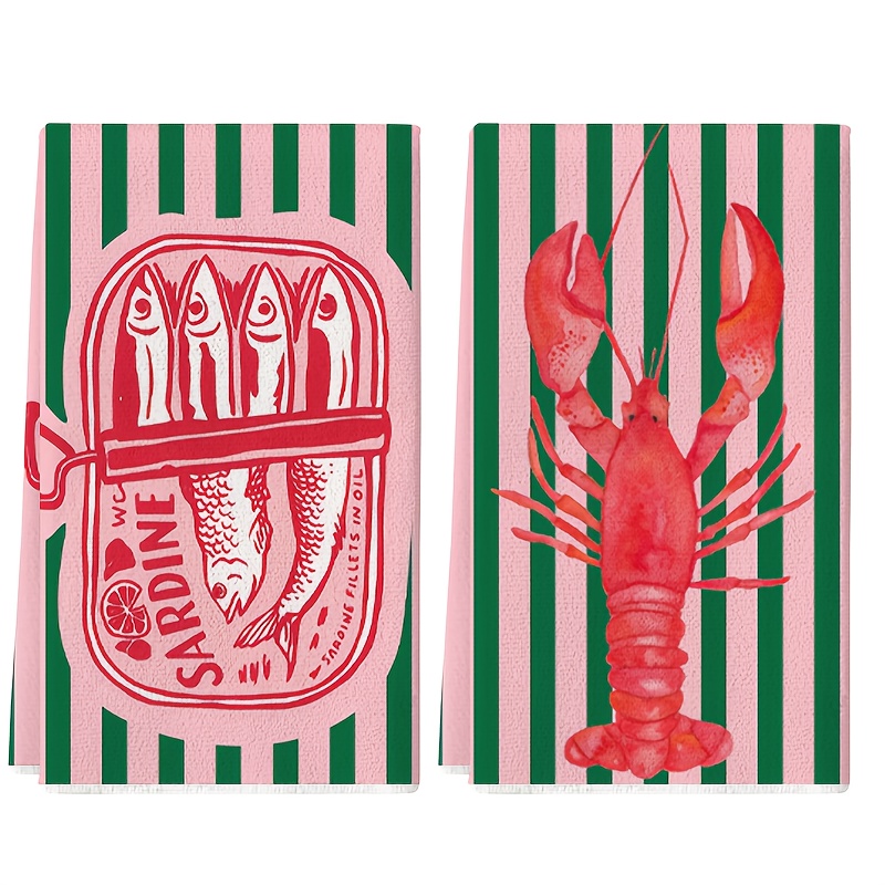 2Pcs, American Retro Striped S - Home Cooking Cookbook ulasan dan harga