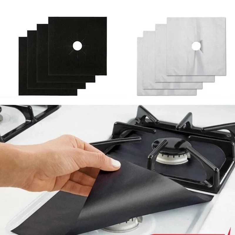 1-6PCS Reusable Clean Mat Pad  - Home Cooking Cookbook ulasan dan harga